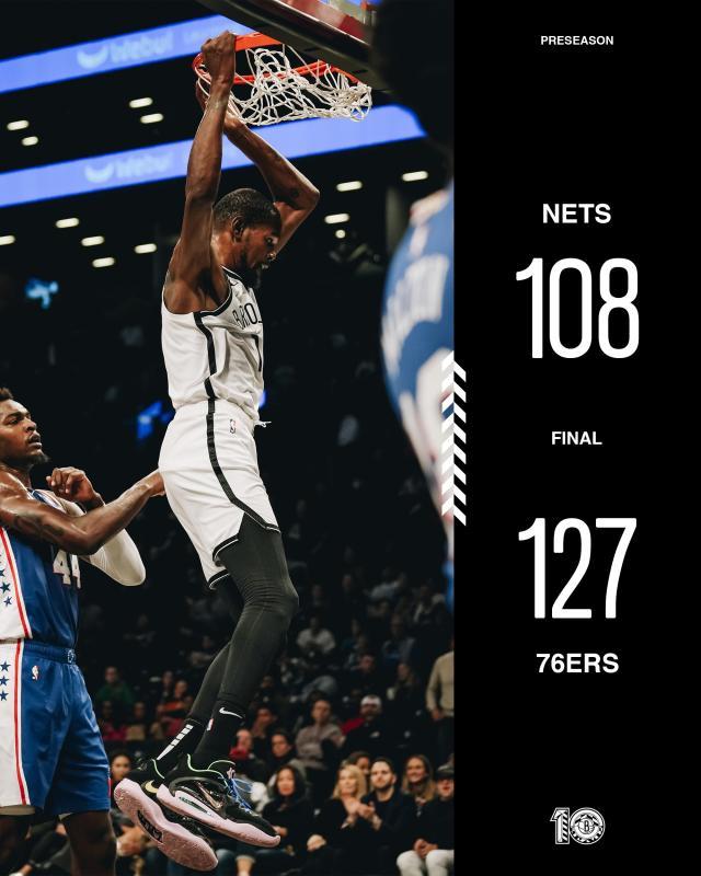 开云平台-【现场】篮网三巨头终迎首秀 不敌76人却点燃希望